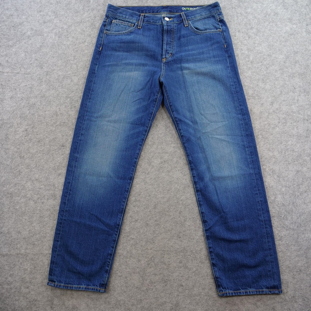 Outerknown S.E.A. Jeans Womens 29 Blue Fillmore Boyfriend Organic Cotton Denim